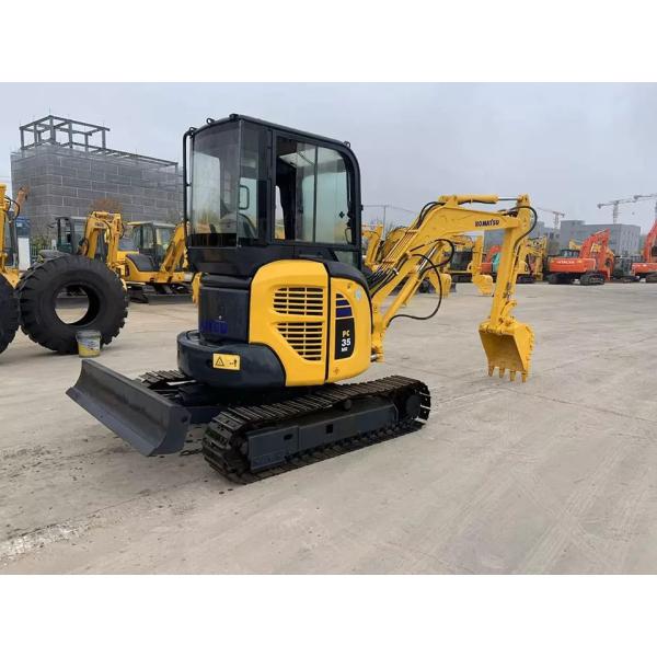 Mini Used Japan Excavator PC35MR-2 usou a máquina escavadora PC35 de KOMATSU