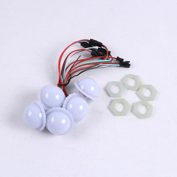 Produto de fábrica DC12V 1W SMD5050 RGB 53mm Lâmpada de diversão LED