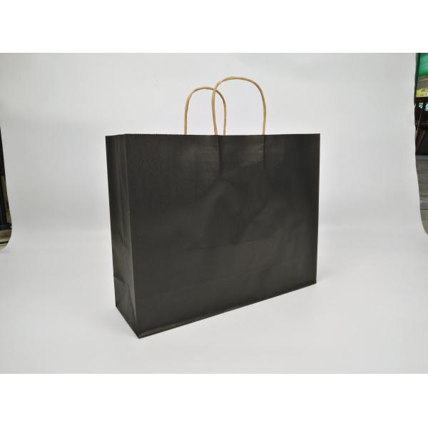 Customized Biodegradable Paper Gift Bag With Handles Gift Kraft Paper Tea Shopping