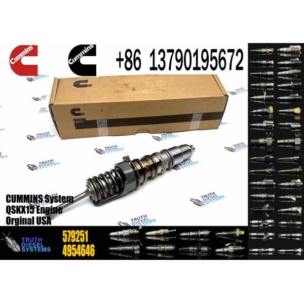 1764364 injecteur de carburant commun véritable 1499257 du rail QSX15 de moteur diesel 579251 4903451 579263 4954648