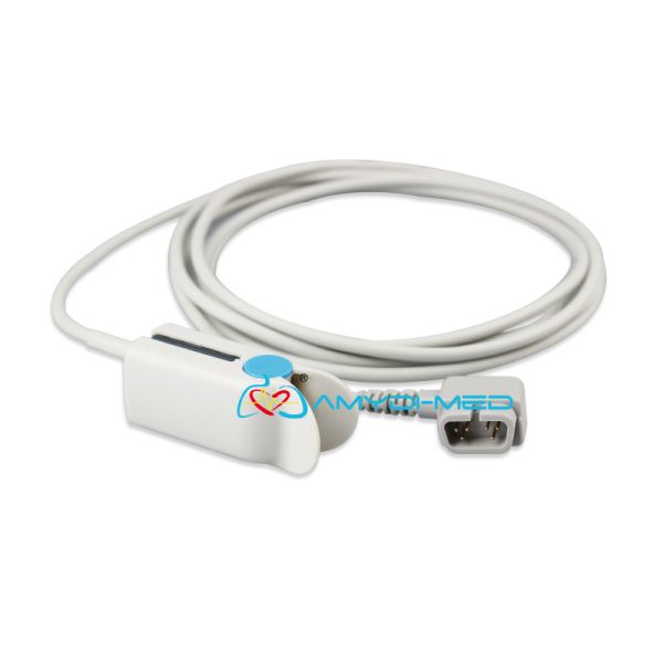 Reusable SpO2 Sensor with TPU Jacket and 3 Meters Length CE/ISO13485 Certified SpO2 Extension Cable
