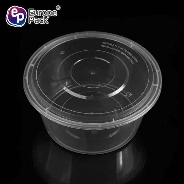 Disposable bento fast food microwave biodegradable frozen yogurt fruit salad container clear pp plastic bowl