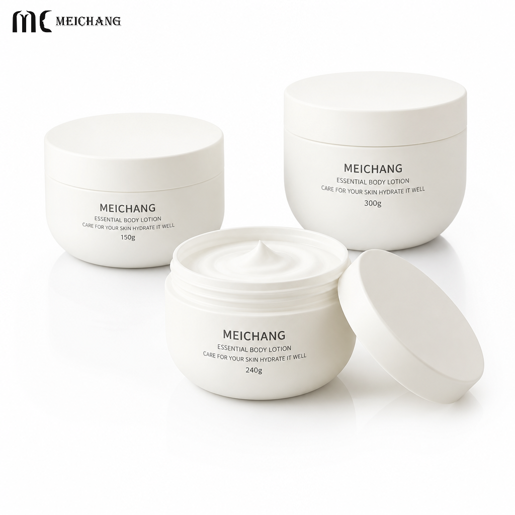 150g / 240g / 300g Custom Logo Refillable Matte Nude Round PP Cream Jar(MC-P-563)