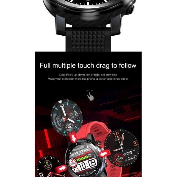 L15 резвится дозор фитнеса отслежывателя IP68 фитнеса водоустойчивый с монитором кислорода