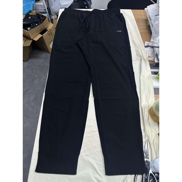 XMAMLON Men's Nylon Cargo Work Pants Ankle-length Stacked Sweat Track Pants for Working