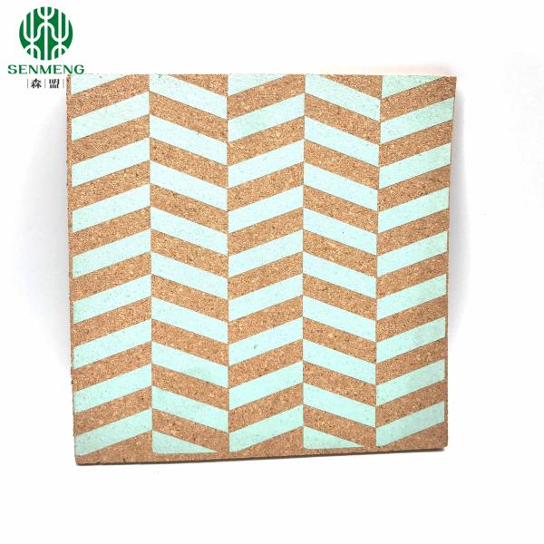 Wholesale Custom Square Natural Hot Dishes Cork Placemats