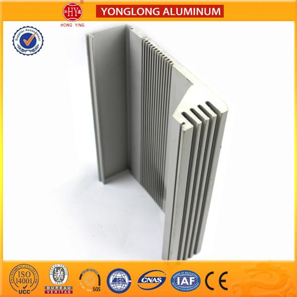 Heat Insulating Aluminum Section Materials For Window Frame Silver Color