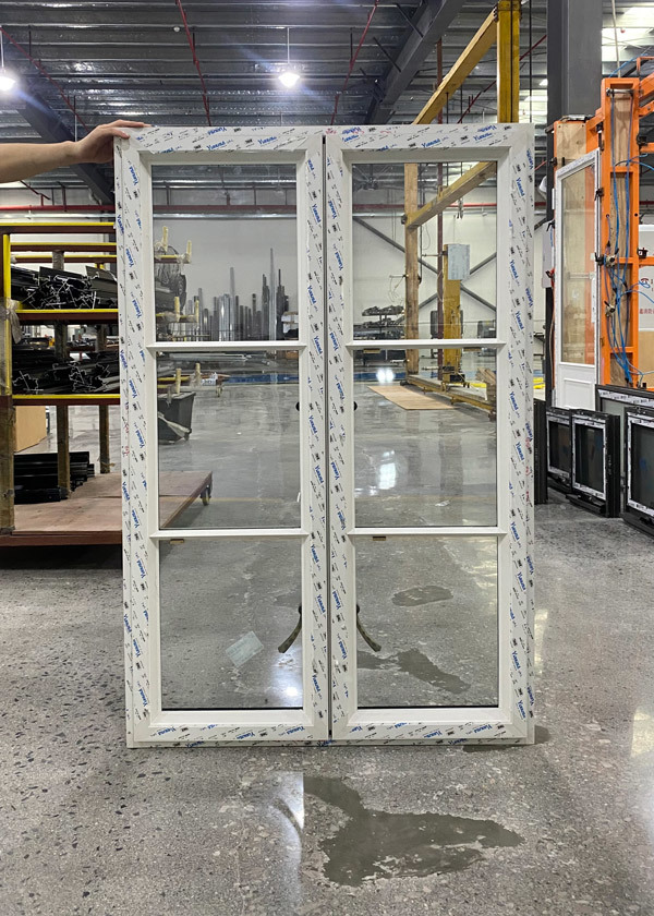 Cream White French Retro Aluminum Window, Unlock Lazy French Home Romance