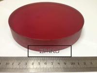 Cristaux titaniques rouges de laser de saphir de forme faite sur commande rouge synthétique portable