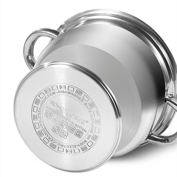 Cookware нержавеющей стали установил изделия кухни 10 частей варя набор бака