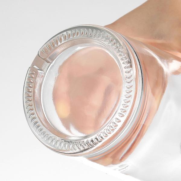 Collar Material Aluminum Plastic PP Customized Design Empty Wine Glass Bottles for Gifts