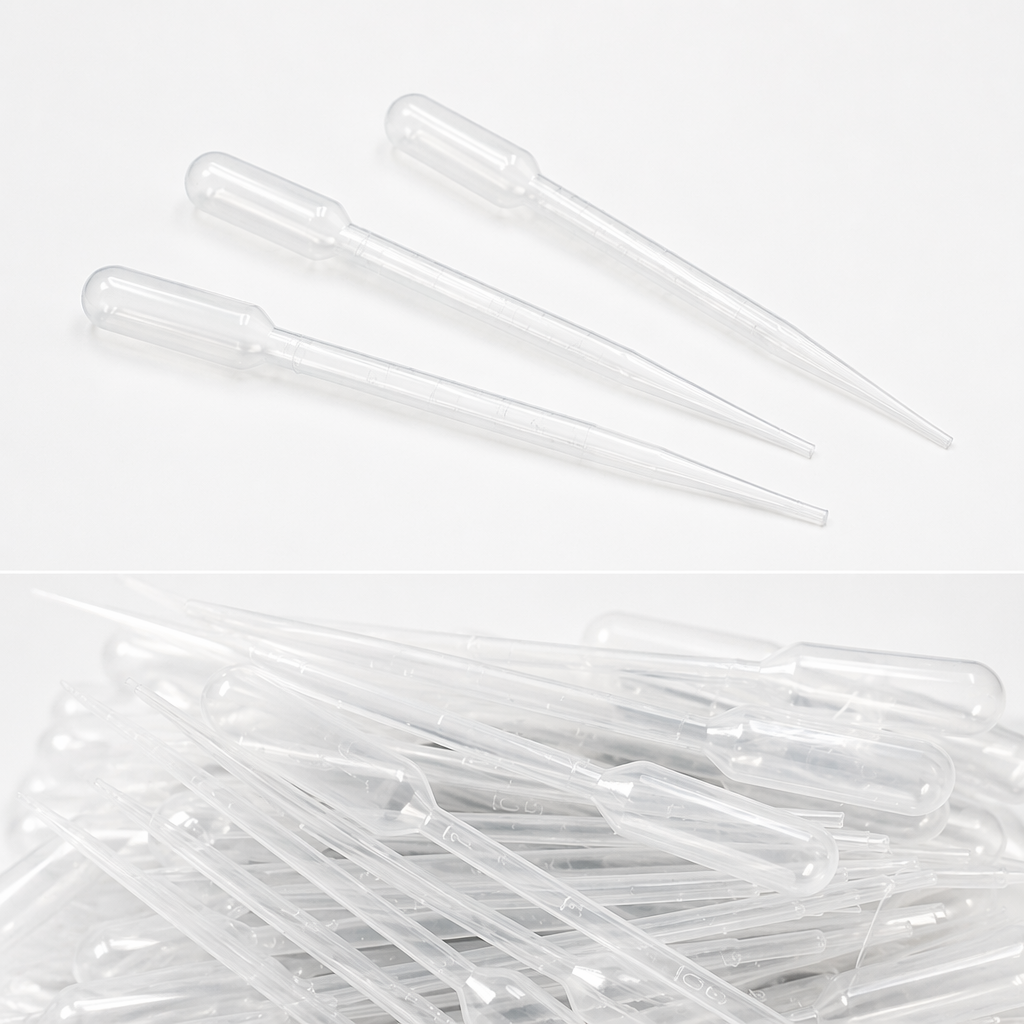 Sterile PE Pipette 1ml 2ml 3ml 5ml 10ml Polyethylene Pasteur Straws Disposable Plastic Straws Plastic Graduated Pasteur Droppers