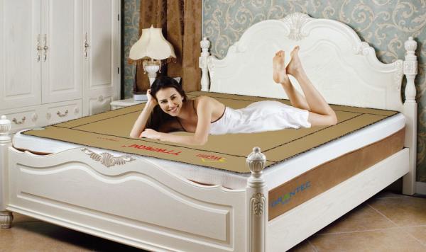 Multifunction Far Infrared Mattress Pad , Soft Heat Electric Heating Pad