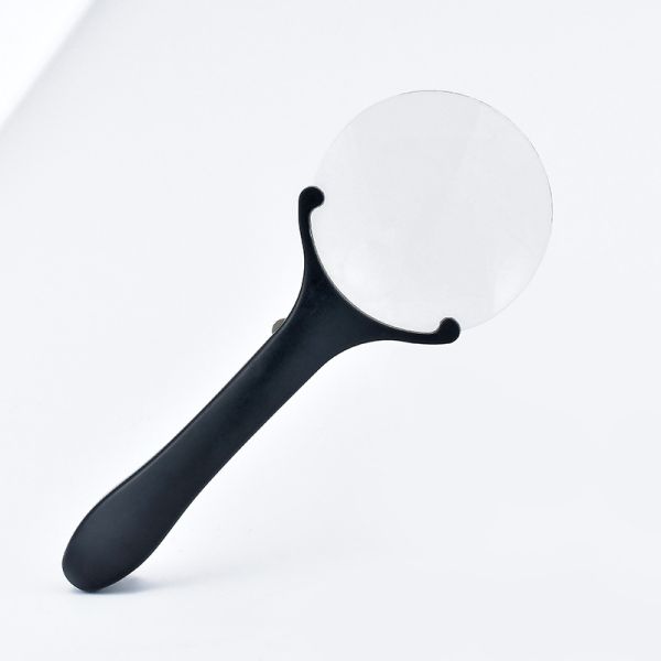 High Quality Wholesale 2.5X 5X  Illuminated Magnifier, Handheld Desktop square Magnifying Glass with Led Light for Reading