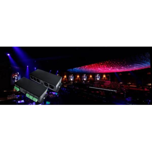 LED DMX Signal Amplifier Controller with 3 Channels Distributed Output