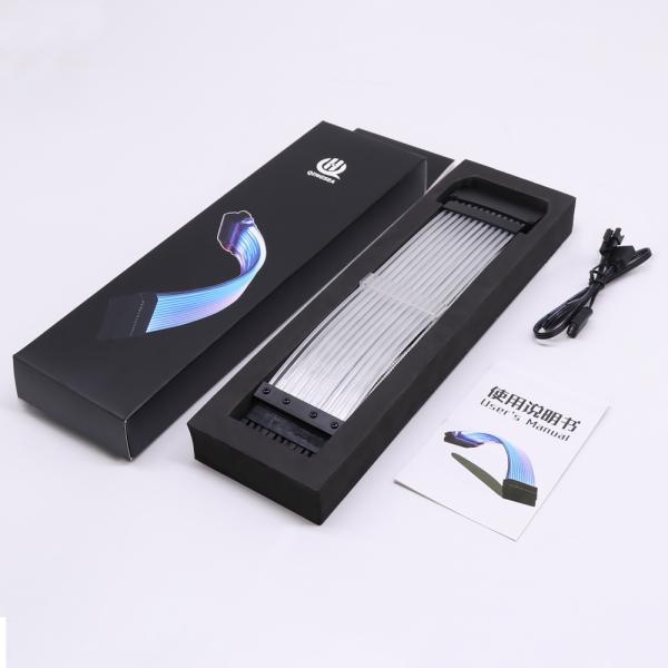 Innovation 24Pin RGB Straight Cable Extension Cable Power Supply Cables For Gaming PC Synchronous Single headlight