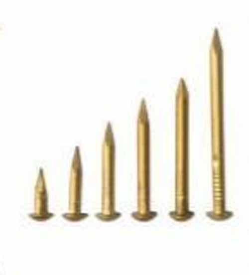Brass Decorative Furniture Sofa Nails With Cap Head And Smooth Shank Standard DIN