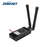 Enlace de datos de video inalámbrico UAV/drone para transmisión de 15 km con FHSS y funcionando en tres bandas