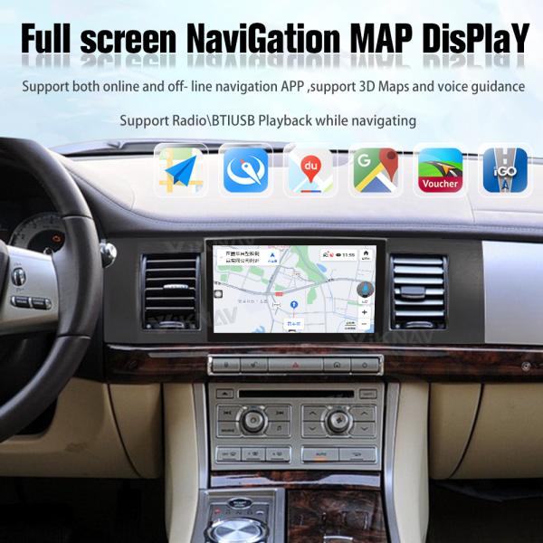 Держите первоначальный автомобиль действует блок андроида главный для ягуара XJ 2007-2014 с CarPlay