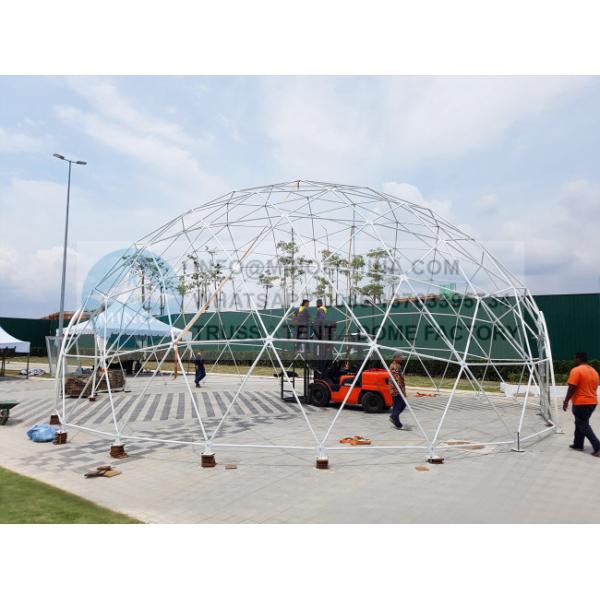 10m Diameter Transparent Marquee Dome Tent UV Resistant