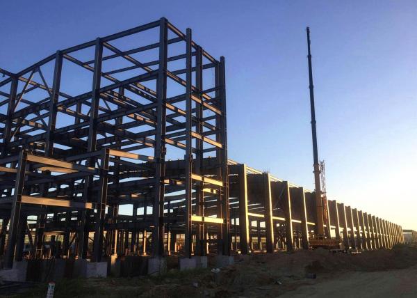 Prefab Steel H Beam Warehouse Structure for Racking Systems