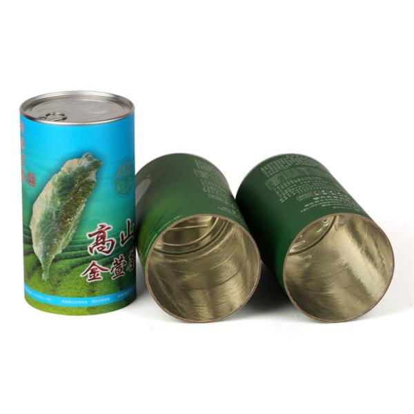 Salt Paper Canister Packaging Biodegradable Cans 16mm - 150mm Diamater