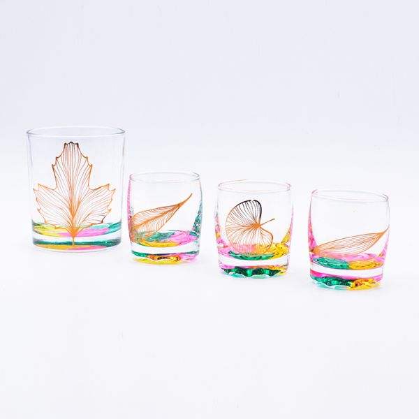 Unique Design Coffee Mug With Decal Fired And Spraying Color Dia 6.6*6cm 8.1cmH