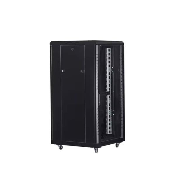 800*800*1200mm 22U Standard 19 Inch Data Center Server Rack with 2.0mm Installation Beam