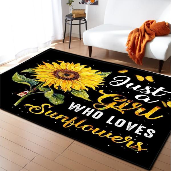 Landscape Cartoon Bedroom Floor Carpets Rug Under Dining Table Machine Washable