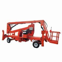 30m Mobile Aerial Electric Lifting Platform Diesel Truck Mounted Knuckle Boom Lift 