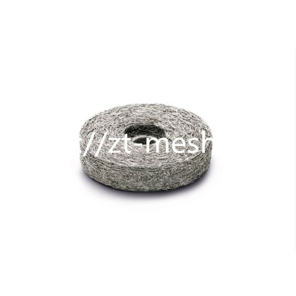 Customized Isolator Compressed Knitted Wire Mesh 10mm - 55mm 90% Filter For Automobile Engine