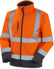 Winter Mens Hi Vis Jacket , Customs Waterproof Reflective Coat For Police