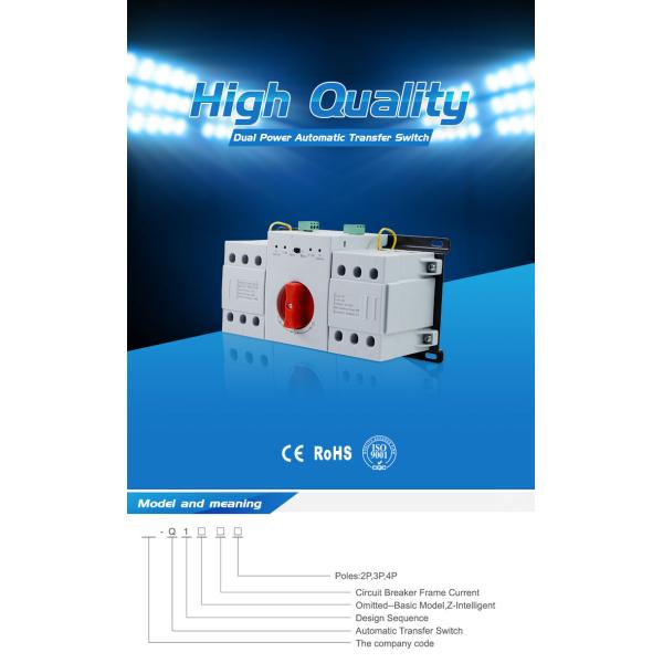 Automatic Transfer Switch Generator ATS Supplier 63A Dual Power Automatic Transfer Switch Automatic Changeover Switch 400V 3P