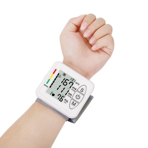 LCD Display Automatic Digital Wrist Blood Pressure Monitor DC3V For Health Care