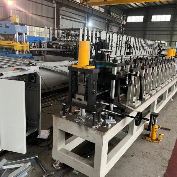 1.0mm U Post Profile Roll Forming Equipment Gcr15 Steel Hydraulic Pre Punching