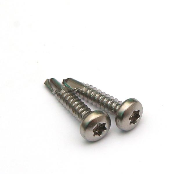 Stainless Steel 410 6-Lobes Socket Pan Self Drilling Security Screws For Metal Steel BSD