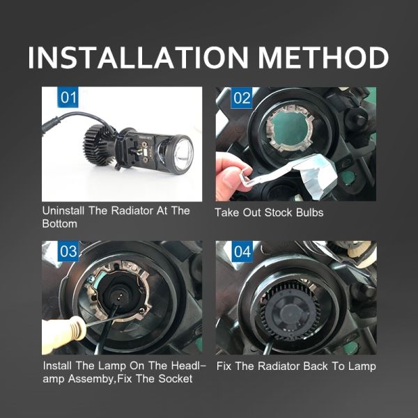 T9 LED Mini Spotlight 6500K Twin Beam Lamps Vibration Resistant for Bikes and Cars