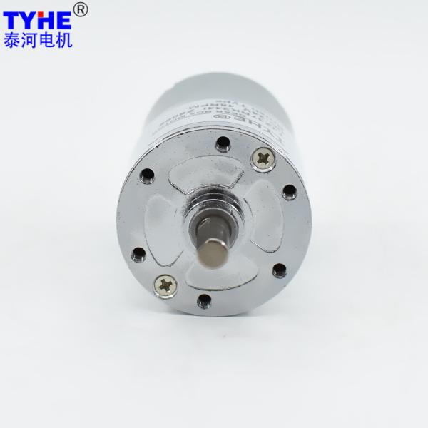 Micro 200 Rpm Brushed DC Spur Gear Motor OD37mm 6V High Torque Low Rpm