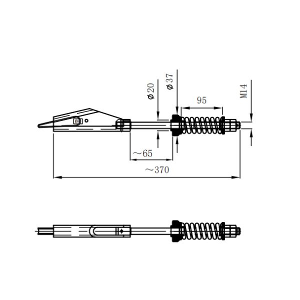 φ6/8 Wire Rope Elevator Rope Fastening For elevator Traction System