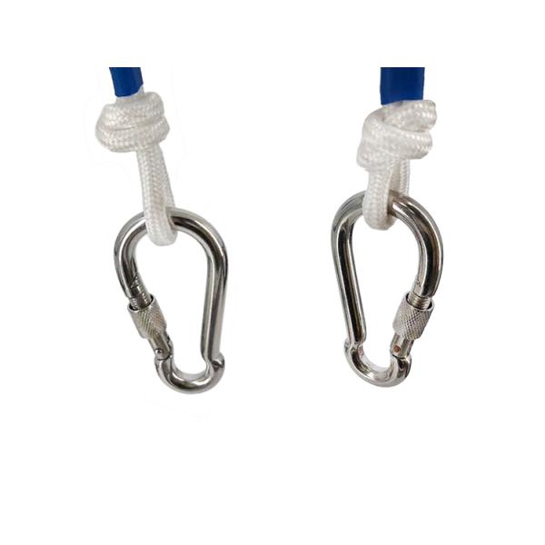 Wear Resistant Free Diving buoy , White Safety 8mm nylon Line Rope Easy Operation