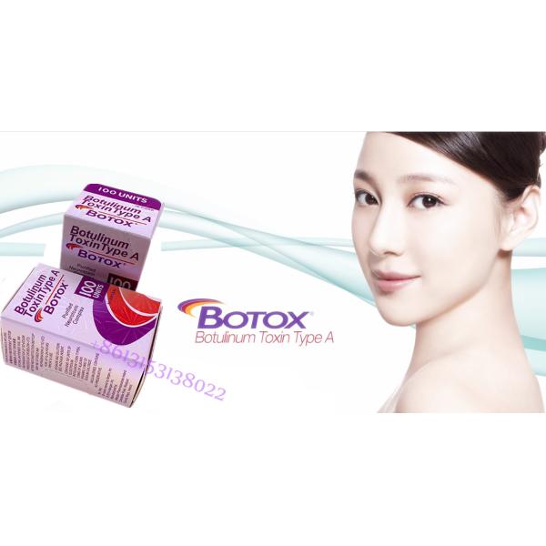 L'anti visage botulinum de la toxine 100IU ride l'injection blanche de poudre de botox d'Allergan
