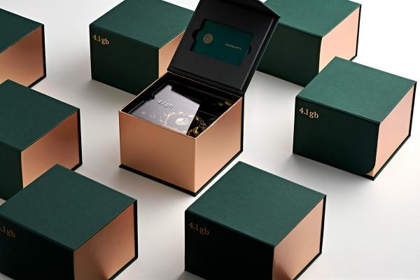 Magnetic Closure Luxury Jewelry Box Custom Logo Eco Friendly Packaging