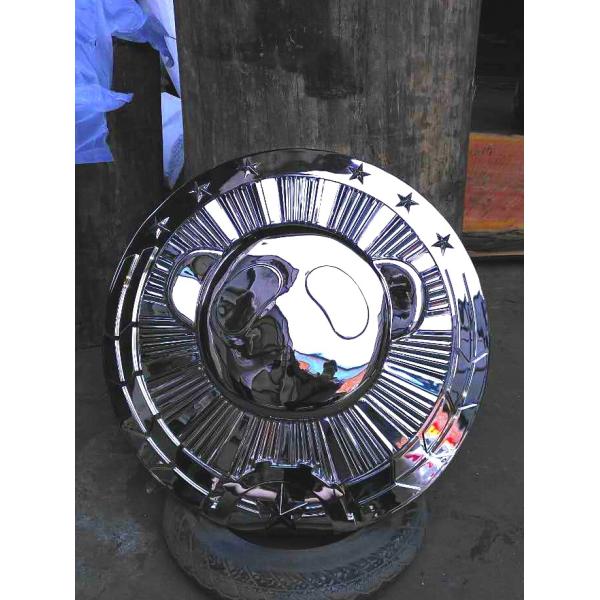 Decoration Indoor Metal Sculptures , 316 Polished Panda Steel Animal Sculptures