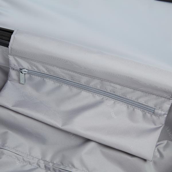 Rodas de aluminio telescópicas de mano portátil de cabina verde maleta giratoria con huella digital TSA bloqueo para viajes de negocios