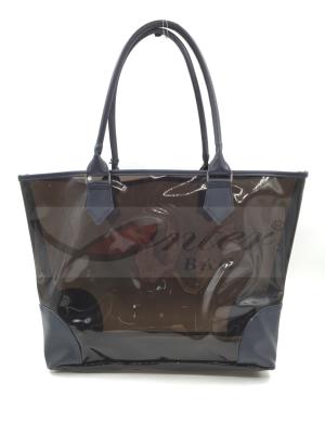 Durable Easy Carry Pvc Tote Bag / Pvc Shopping Bags For Outdoor 47*30.5*5.5 Cm