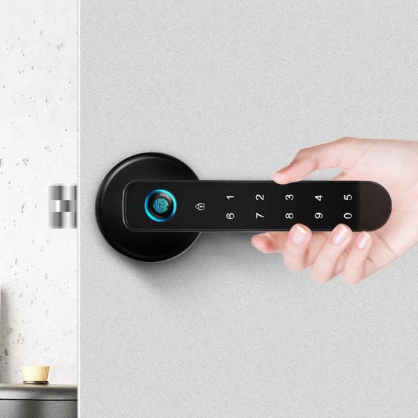 Emergency Power Smart Digital Lock Fingerprint Code Wifi Smart Lock