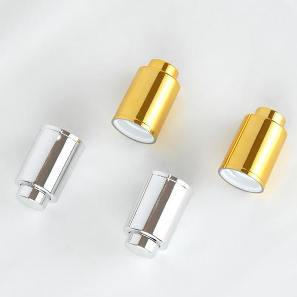 20mm 20/410 Gold Silver UV Gold Press Pump Glass Dropper Cap for Glass Bottle