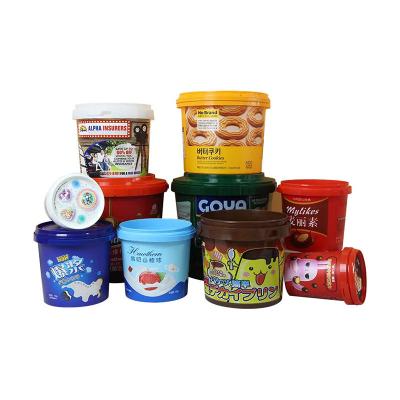 BPA Free Stackable 30l Plastic Bucket With Lid Custom Logo And Print