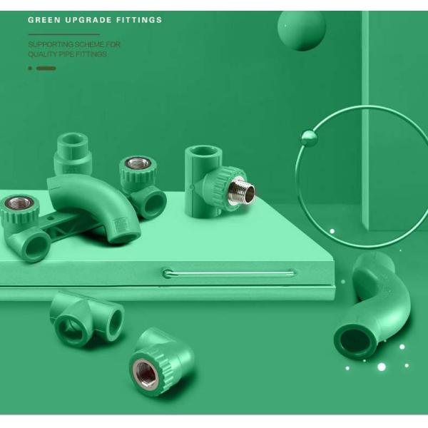 Green PPR Plastic High Quality Various Types Female Elbow In 90 Degree