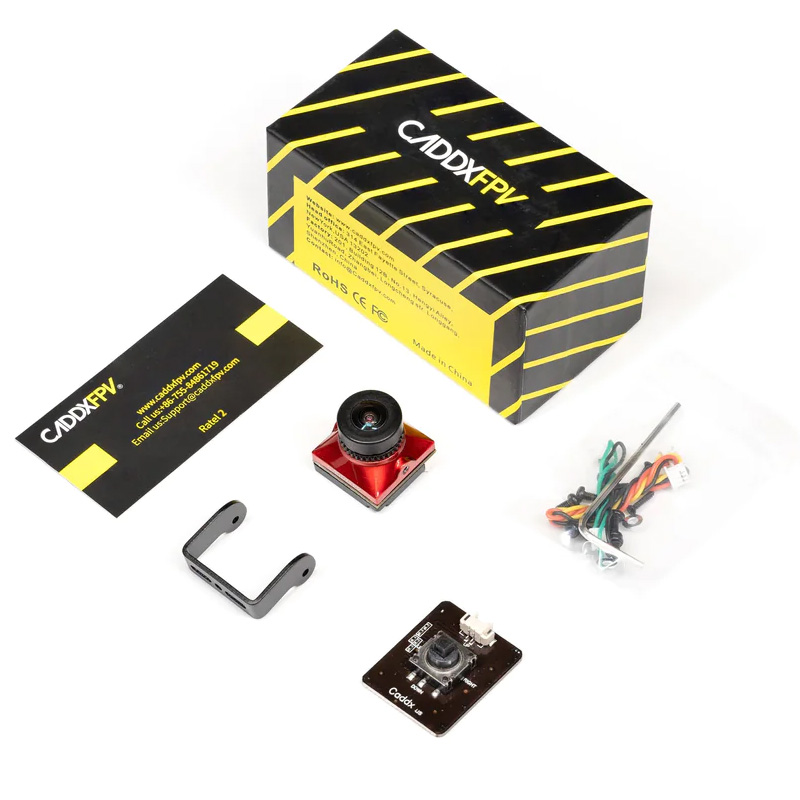 Caddx Ratel 2 V2 FPV Camera 2.1mm Lens 16 9/4 3 NTSC/PAL Switchable With Drone